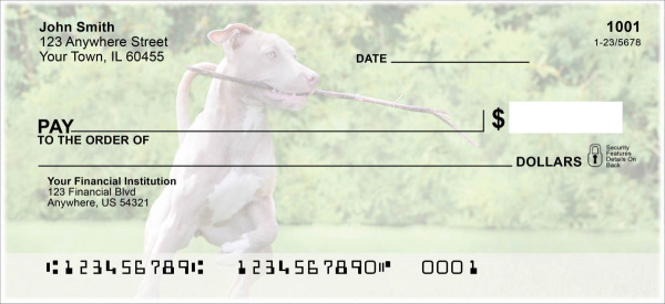 Pit Bull Pals Personal Checks | DOG-119