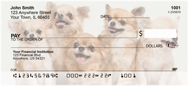 Lovable Chihuahuas Personal Checks