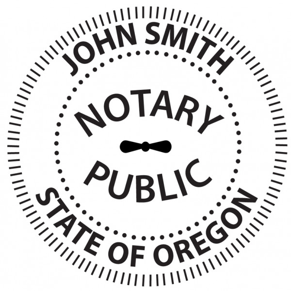 Oregon Notary Embosser