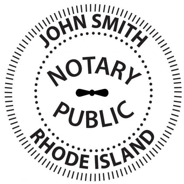 Rhode Island Notary Embosser