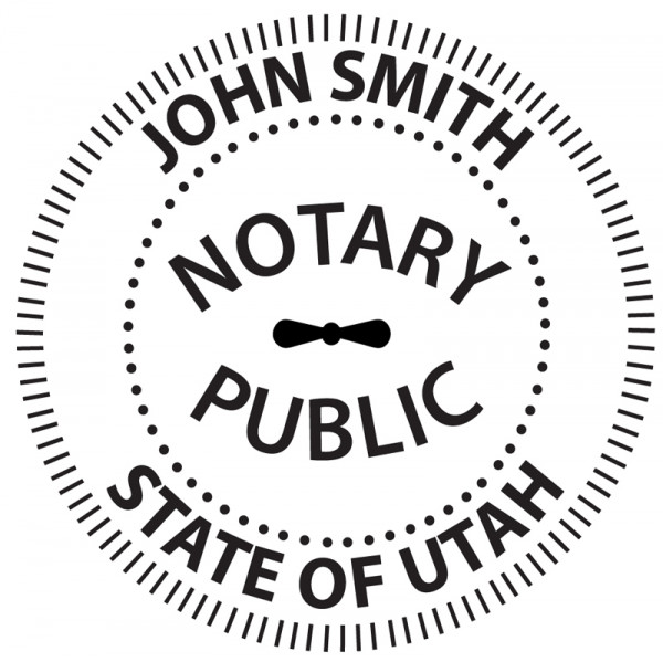Utah Notary Embosser | EMB-NOT-UT