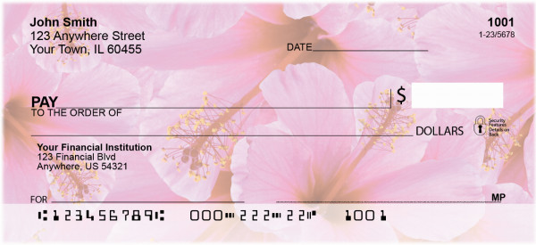 Hibiscus Personal Checks