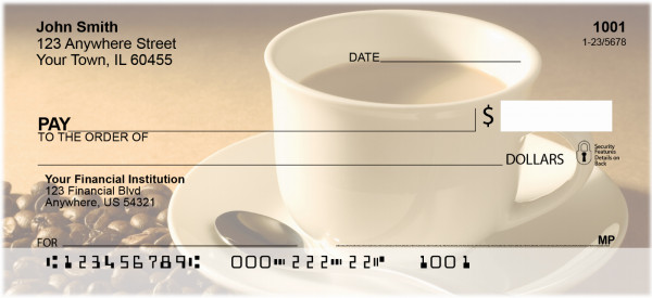 Coffee Lovers Personal Checks