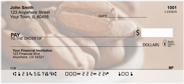 Wired On Coffee Personal Checks