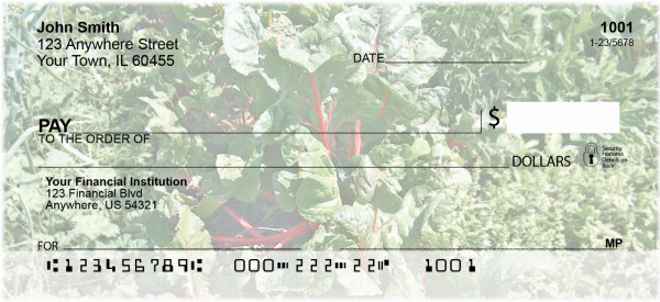 Veggie Garden Personal Checks