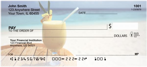 Tropical  Cocktails Personal Checks