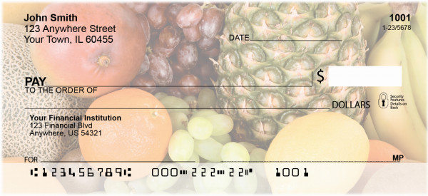 Tropical And Fruity Personal Checks | FOD-43