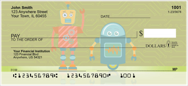 Robot Friends Personal Checks