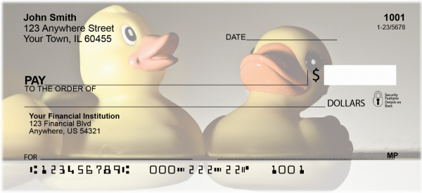 Rubber Ducky Personal Checks