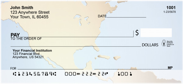 Maps Of All Colors Personal Checks