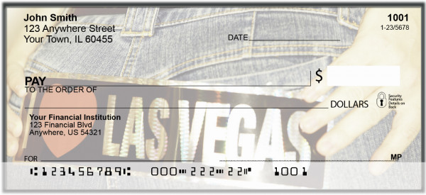 Gambling - I Love Las Vegas Personal Checks | FUN-43
