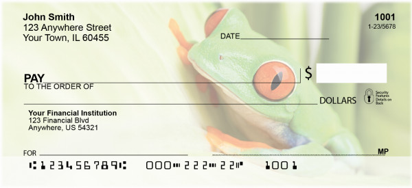 It's A Froggy Frog World Personal Checks
