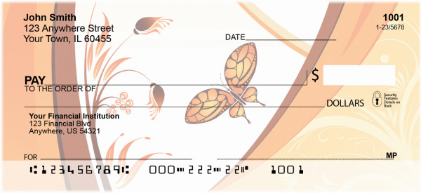Butterfly Spotlight Personal Checks