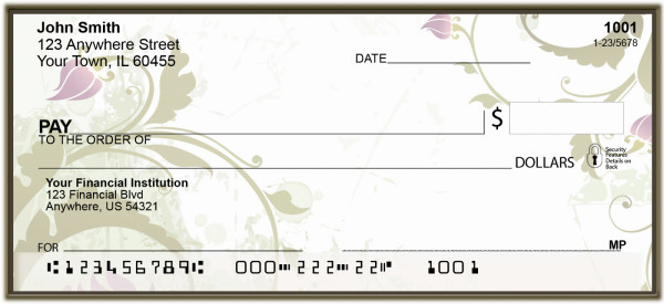 Florentine Blossoms Personal Checks