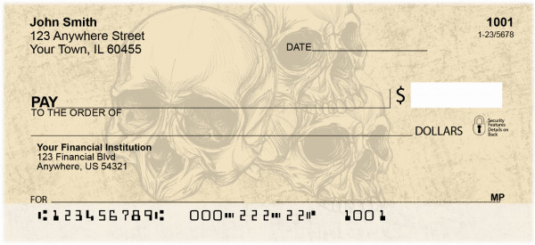 grunge skull checks