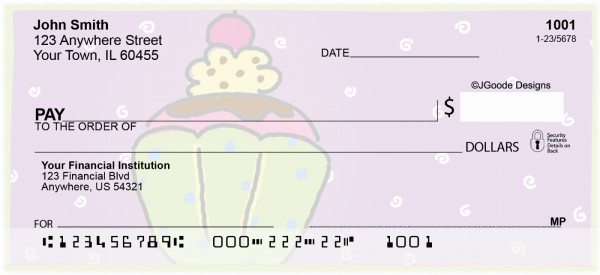 More Jen Goode's Cupcakes Personal Checks