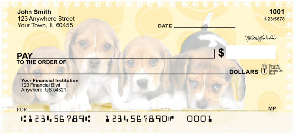 Beagle Pups Keith Kimberlin Personal Checks