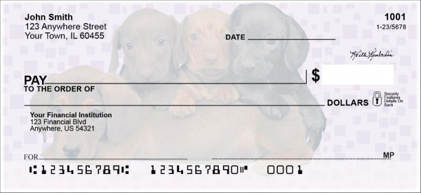 Dachshunds Pups Keith Kimberlin Personal Checks