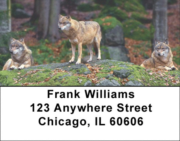 Wolves Address Labels | LBANK-88