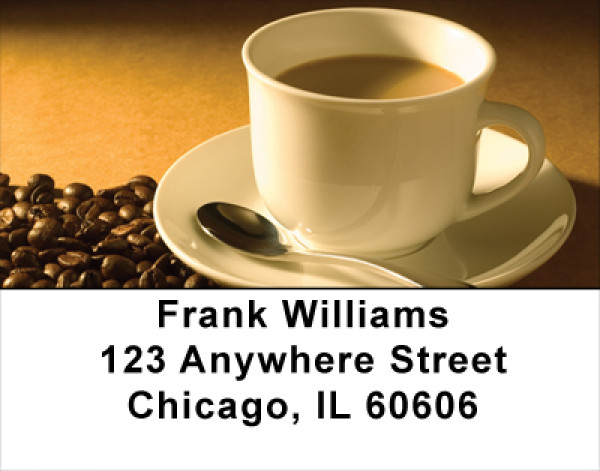 Coffee Lovers Address Labels