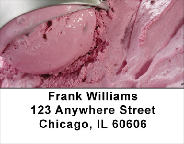 Ice Cream - Rich & Creamy Address Labels