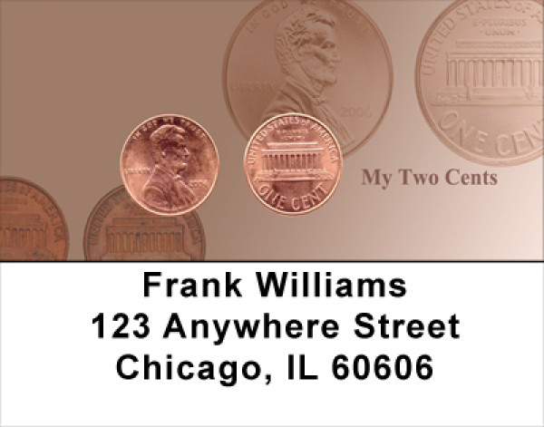 My Two Cents Address Labels