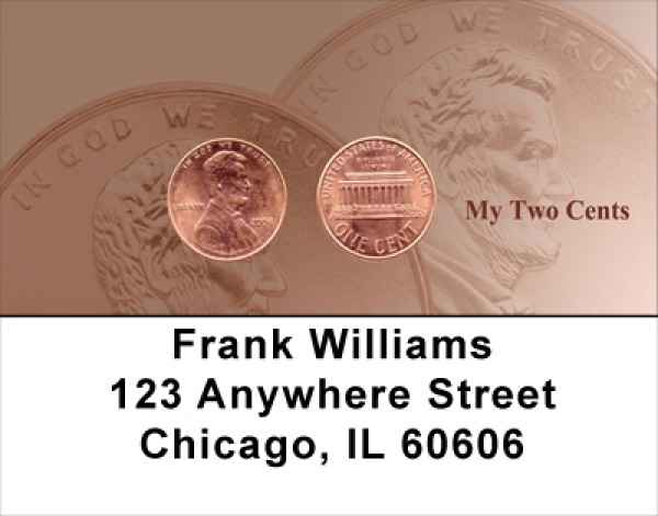 My Two Cents Address Labels