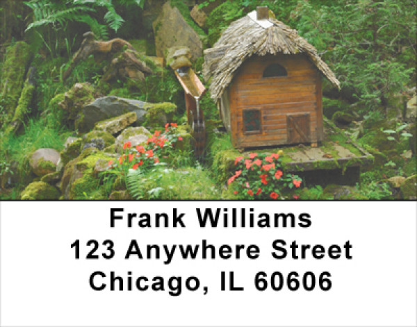Mystical Fairy Homes Address Labels | LBFUN-34