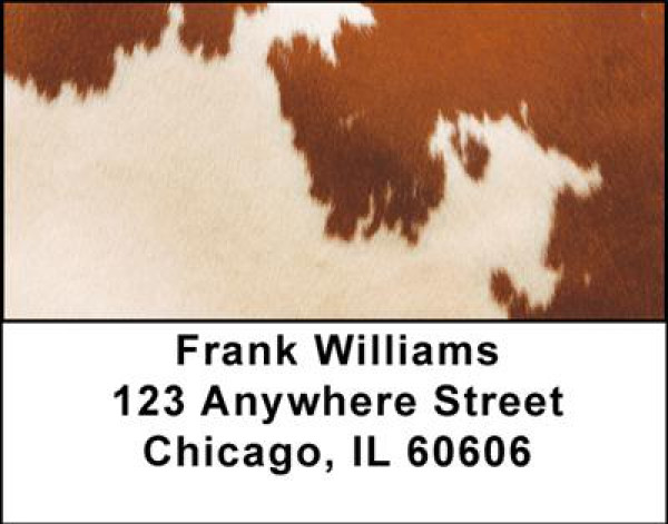 Cow Prints Address Labels