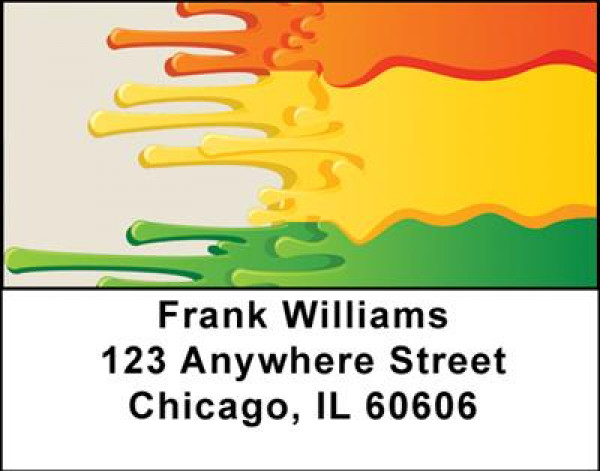 Painting Rainbows Address Labels