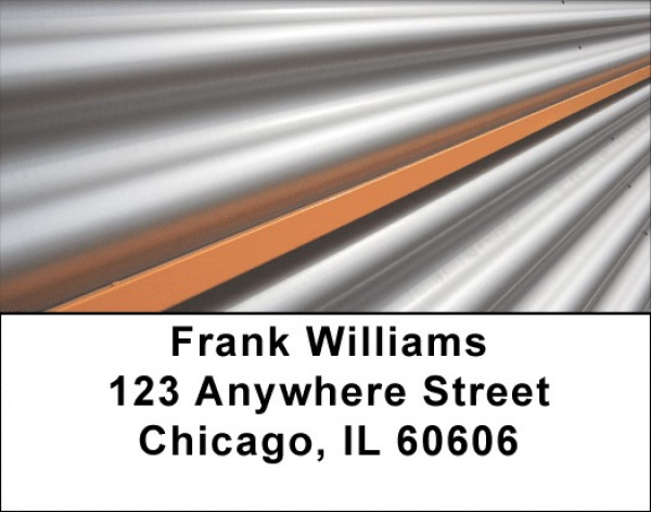 Corrugated Facade Address Labels | LBGEO-57