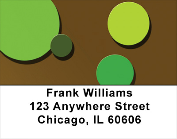 Dots On Chocolate Address Labels
