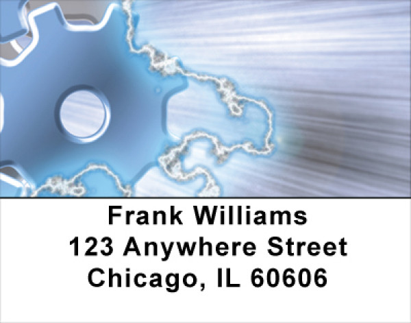 Geared Up Address Labels