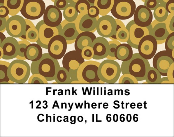 Retro Pitted Olives Address Labels