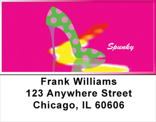 Hot Pink And Saucy Address Labels