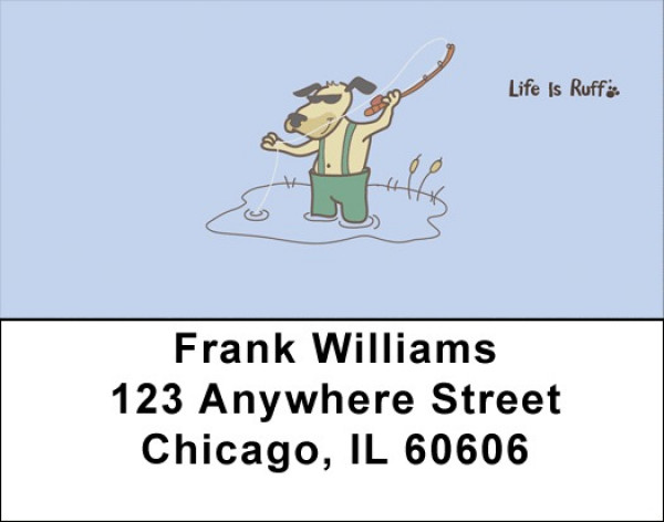 Life Is Ruff Living The Life Address Labels