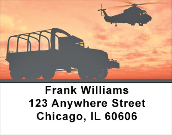 The Military Never Sleeps Address Labels