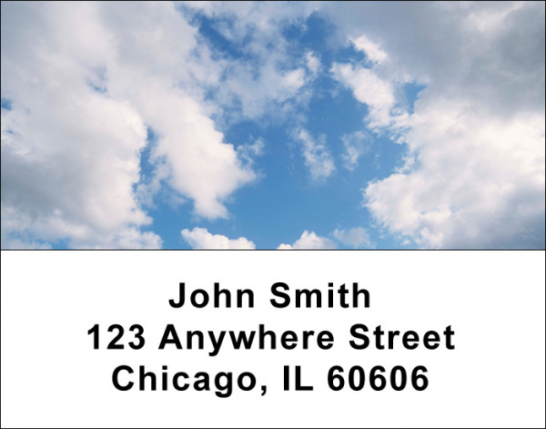 Clouds In The Sky Address Labels