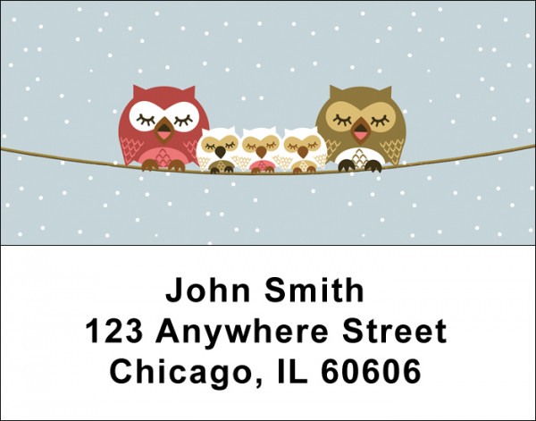Owls Address Labels | LBOPC-13
