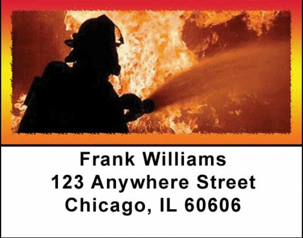 Fire Fighters Address Labels