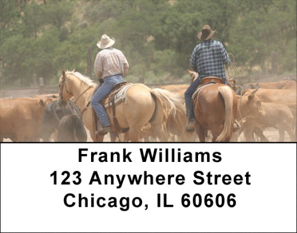Life of a Cowboy Address Labels | LBPRO-46