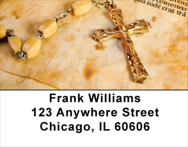 Catholic Symbols Of Faith Address Labels