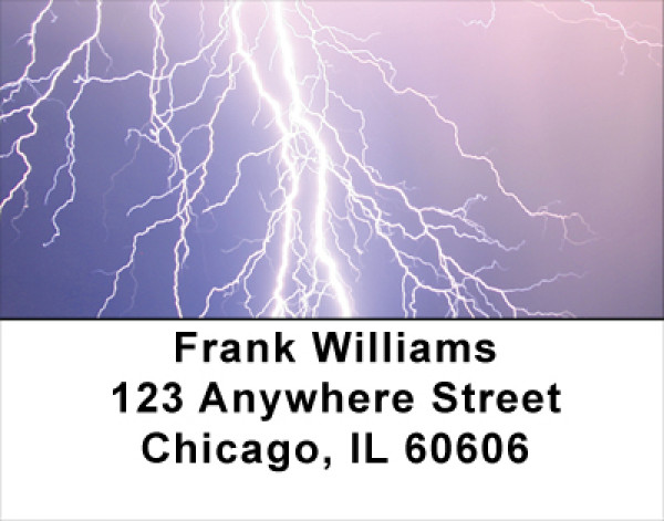 Electrical Storm Address Labels