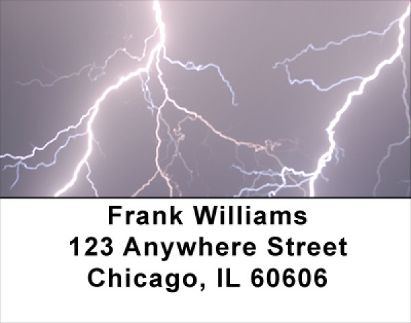 Electrical Storm Address Labels
