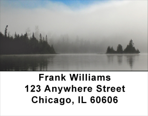 Foggy Lake Address Labels | LBSCE-46