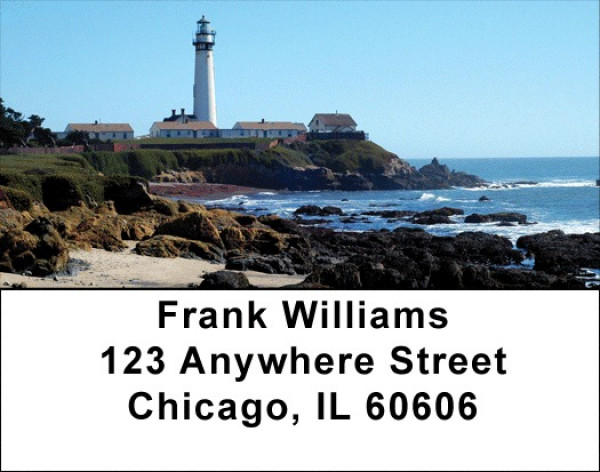 Lighthouses Rocky Coastlines Address Labels