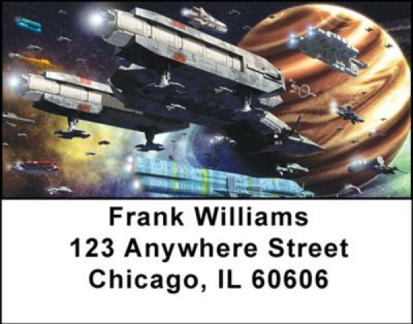 Space Cruisers Address Labels