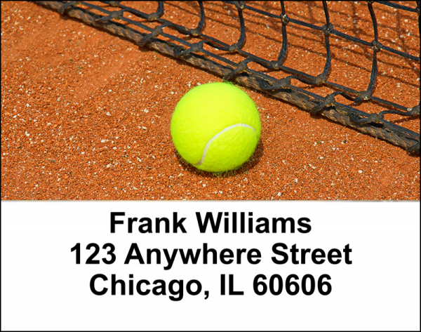 Tennis Address Labels