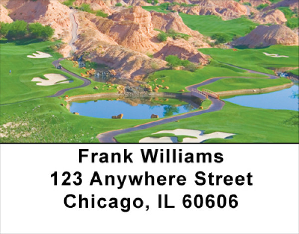 Mountain Golf Courses Address Labels