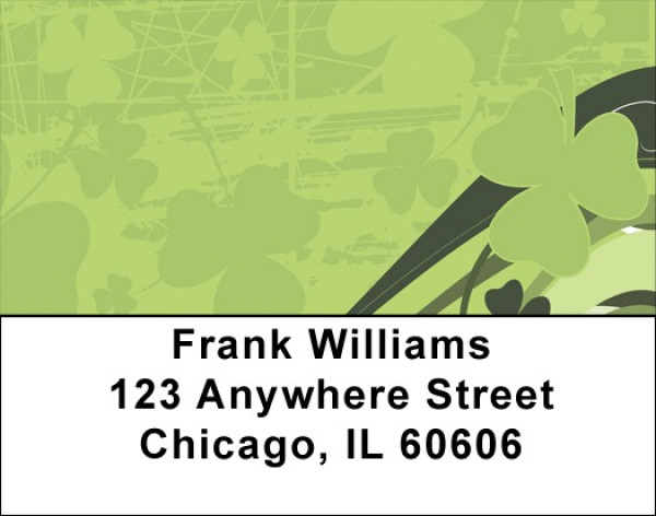 Stylistic Clovers Address Labels
